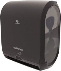 Georgia Pacific - Hands Free, Plastic Paper Towel Dispenser - 17.3" High x 14.7" Wide x 9-1/2" Deep, 1 Roll with Stub 10", Black - Strong Tooling