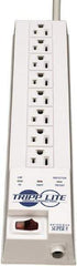 Tripp-Lite - 8 Outlets, 120 VAC15 Amps, 8' Cord, Power Outlet Strip - Floor, Keyhole Mount, 5-15 NEMA Configuration, 1-3/4" Strip - Strong Tooling