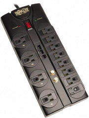 Tripp-Lite - 12 Outlets, 120 VAC15 Amps, 8' Cord, Power Outlet Strip - Floor, Keyhole Mount, 5-15 NEMA Configuration, 12.04" Strip - Strong Tooling