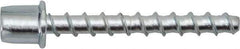 Powers Fasteners - 3/8" Zinc-Plated Steel Vertical (End Drilled) Mount Threaded Rod Anchor - 1/4" Diam x 1-5/8" Long, 3,265 Lb Ultimate Pullout, For Use with Concrete/Masonry - Strong Tooling