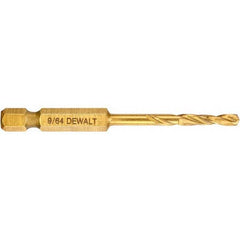 DeWALT - 9/64" High Speed Steel, 135° Point, Straight Shank Maintenance Drill Bit - Strong Tooling