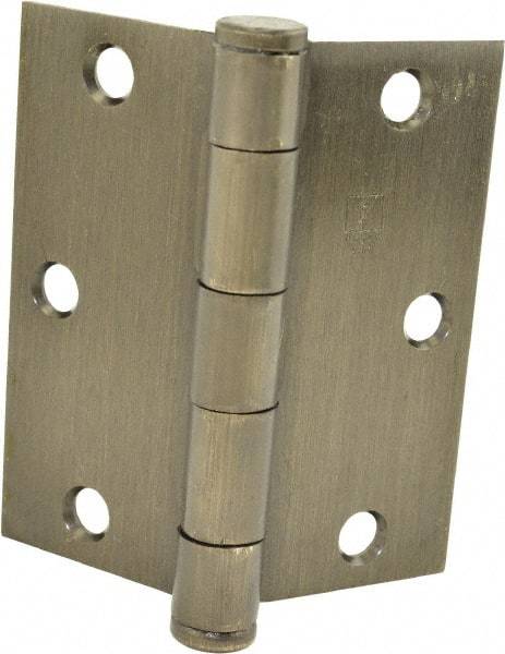 Hager - 3-1/2" Long x 3-1/2" Wide x 0.062" Thick, Steel Full Mortise Hinge - Oil Rubbed Bronze Finish, 5 Knuckles - Strong Tooling