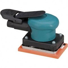 Dynabrade - 10,000 OPM, 13 CFM Air Consumption, Palm Air Orbital Sander - Rectangular Pad, 1/4 NPT Inlet - Strong Tooling