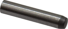 Made in USA - 2mm Diam x 10mm Pin Length 416 Stainless Steel Precision Dowel Pin - C 36-42 Hardness, 1 Beveled & 1 Rounded End - Strong Tooling