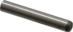 Made in USA - 2.5mm Diam x 16mm Pin Length 416 Stainless Steel Precision Dowel Pin - C 36-42 Hardness, 1 Beveled & 1 Rounded End - Strong Tooling