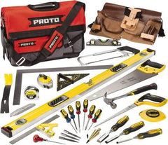 Proto - 30 Piece Contractors Tool Set - Comes in Soft Sided Bag - Strong Tooling