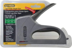 Stanley - Manual Staple Gun - 1/4, 5/16, 3/8" Staples, Silver, Steel - Strong Tooling