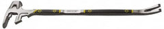 Stanley - 30" OAL Functional Utility Bar - 1-3/4" Wide, Forged Steel - Strong Tooling