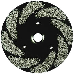 Osborn - 10" 80 Grit Silicon Carbide Crimped Disc Brush - Medium Grade, Plain Hole Connector, 1-1/2" Trim Length, 3/4" Shank Diam, 7/8" Arbor Hole - Strong Tooling