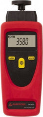 Amprobe - Accurate up to 0.02%, Contact and Noncontact Tachometer - 8 Inch Long x 9 Inch Wide x 1-3/4 Inch Meter Thick, 1 to 99,999 (Optical) and 19,999 (Mechanical) RPM Measurement - Strong Tooling