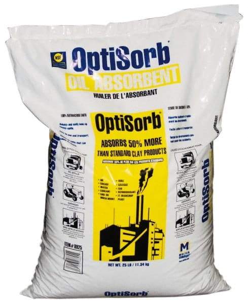 Made in USA - 25 Lb Poly Bag Diatomaceous Earth Granular Sorbent - Universal Use - Strong Tooling