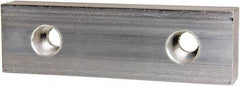 Gibraltar - 8" Wide x 2-1/2" High x 1-1/4" Thick, Flat/No Step Vise Jaw - Soft, Aluminum, Fixed Jaw, Compatible with 8" Vises - Strong Tooling