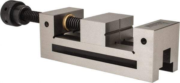 Gibraltar - 2-7/8" Jaw Width, 3-7/8" Jaw Opening Capacity, 1-3/8" Jaw Height, Toolmaker's Vise - Flat Jaw, 0.00012" Parallelism, 0.0002" Squareness, 254mm OAL x 3-29/32" OAH - Strong Tooling