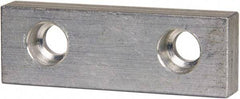 Gibraltar - 3" Wide x 1" High x 1/2" Thick, Flat/No Step Vise Jaw - Soft, Aluminum, Fixed Jaw, Compatible with 3" Vises - Strong Tooling