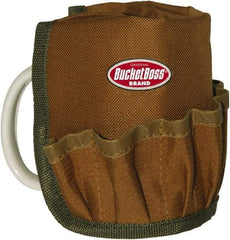 Bucket Boss - 12 Pocket General Purpose Holster - Polyester, Brown & Green - Strong Tooling