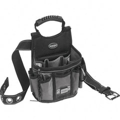 Bucket Boss - 13 Pocket General Purpose Holster - Ballistic Polyester, Black & Gray - Strong Tooling