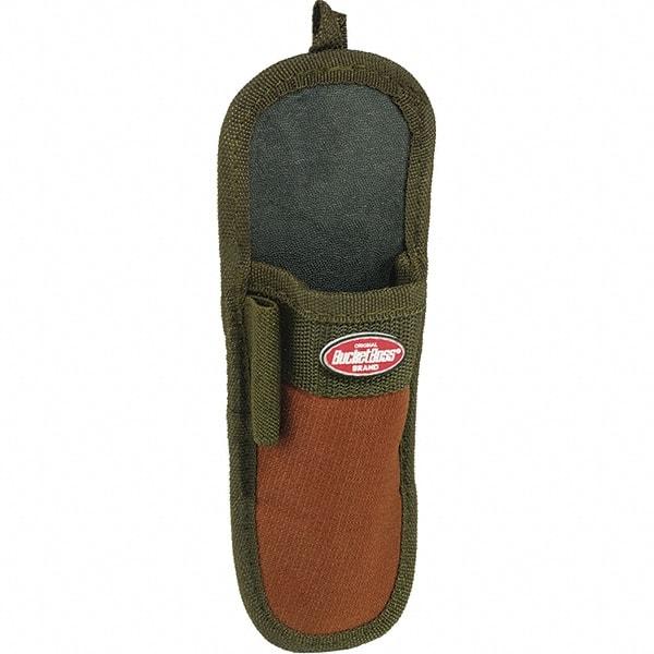 Bucket Boss - 1 Pocket Knife Holster - Polyester, Brown & Green - Strong Tooling