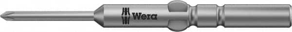 Wera - 5mm Drive, #00 Phillips Screwdriver Bit - 2-3/8" OAL - Strong Tooling