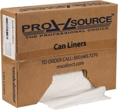 PRO-SOURCE - 1.5 mil Thick, Heavy-Duty Trash Bags - Hexene Resins, Roll Dispenser, 33" Wide x 39" High, Clear - Strong Tooling