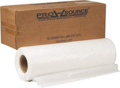 PRO-SOURCE - 1.8 mil Thick, Heavy-Duty Trash Bags - Hexene Resins, Roll Dispenser, 38" Wide x 63" High, Clear - Strong Tooling