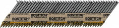 Stanley Bostitch - 11 Gauge 0.131" Shank Diam 3-1/2" Long Framing Nails for Power Nailers - Steel, Bright Finish, Smooth Shank, Angled Stick Paper Tape Collation, Round Head - Strong Tooling