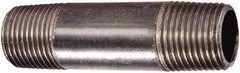 Value Collection - Schedule 80, 3" Diam x 11" Long Black Pipe Nipple - Seamless - Strong Tooling