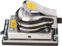 Value Collection - 8,000 OPM, 4 CFM Air Consumption, 90 psi Air Pressure, Palm Air Orbital Sander - Rectangular Pad, 1/4 NPT Inlet - Strong Tooling