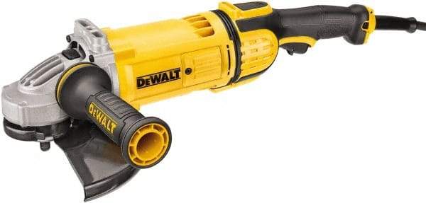 DeWALT - 9" Wheel Diam, 6,500 RPM, Corded Angle & Disc Grinder - 5/8-11 Spindle, 120 Volts - Strong Tooling