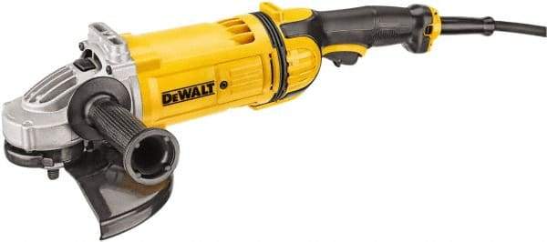 DeWALT - 9" Wheel Diam, 6,500 RPM, Corded Angle & Disc Grinder - 5/8-11 Spindle, 120 Volts - Strong Tooling