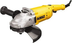 DeWALT - 9" Wheel Diam, 6,500 RPM, Corded Angle & Disc Grinder - 5/8-11 Spindle, 120 Volts - Strong Tooling