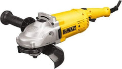 DeWALT - 7" Wheel Diam, 8,500 RPM, Corded Angle & Disc Grinder - 5/8-11 Spindle, 120 Volts - Strong Tooling