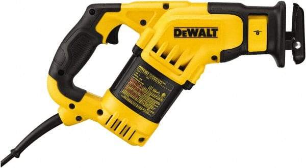 DeWALT - 2,800 Strokes per Minute, 1-1/8 Inch Stroke Length, Electric Reciprocating Saw - 120 Volts, 15 Amps - Strong Tooling