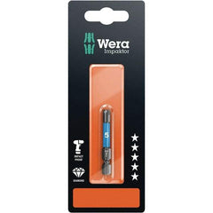 Wera - 5mm Hex Screwdriver Bit - 1/4" Drive, 50mm OAL - Strong Tooling