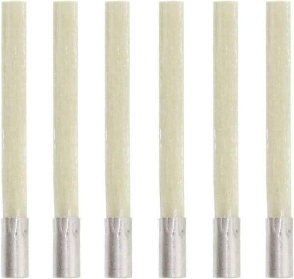 Value Collection - Glass Fiber Scratch Brush Tip Refill - 4-45/64" Brush Length, 4-45/64" OAL, 1-13/64" Trim Length - Strong Tooling
