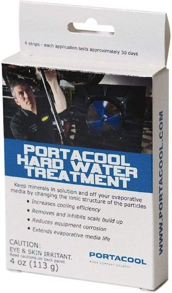 PortaCool - 4 x30 Day, Evaporative Cooler Mineral Treatment - 5-1/2" Long x 3/4" Wide x 3-3/4" High, For Use with All Portacool Units - Strong Tooling