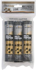 LubriMatic - 3 oz Cartridge Lithium General Purpose Grease - Black, 280°F Max Temp, NLGIG 1-1/2, - Strong Tooling