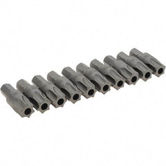 Wiha - 5/16" Drive T55 Tamperproof Torx Screwdriver Bit - 1-3/8" OAL, Insert Bit - Strong Tooling