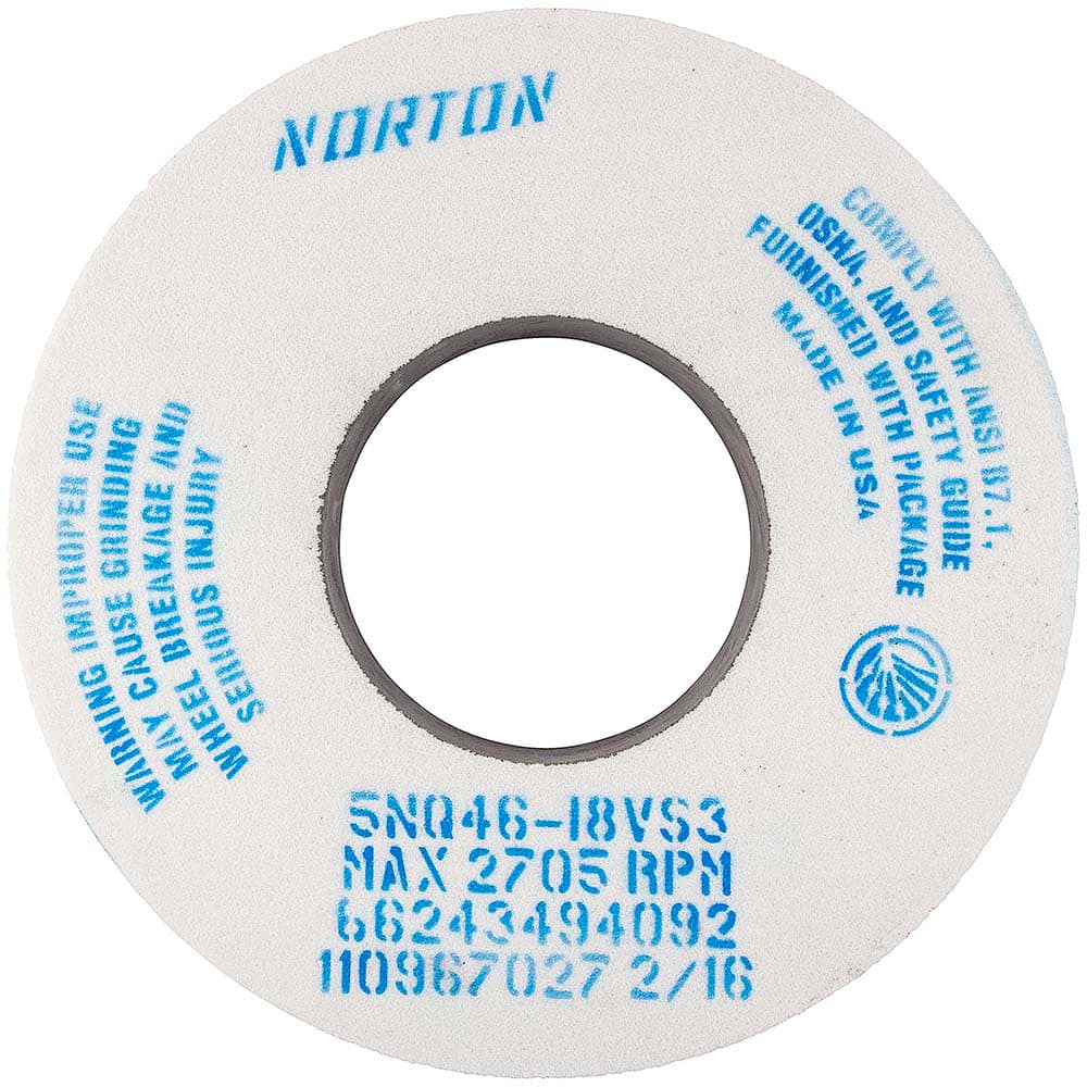 Norton - Tool & Cutter Grinding Wheels Wheel Type: Type 1 Wheel Diameter (Inch): 12 - Strong Tooling