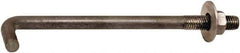 Value Collection - 3/4-10, 15" OAL Bent Anchor Bolt - Grade 2 Steel - Strong Tooling