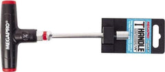 Megapro - 1/4" Hollow Shaft Nutdriver - T-Handle Handle, 7" OAL - Strong Tooling