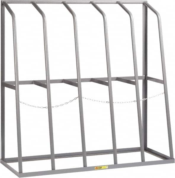 Little Giant - 5 Bay, 1,500 Lb per Bay Capacity, Gray Bar Rack - 60" Wide x 60" High x 24" Deep, Steel - Strong Tooling