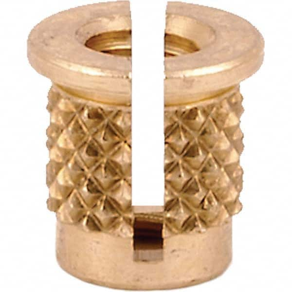 E-Z LOK - Press Fit Threaded Inserts Type: Flanged For Material Type: Plastic - Strong Tooling