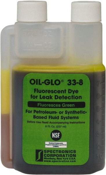 Spectroline - 8 oz Bottle Automotive Leak Detection Dye - For Leak Detection - Strong Tooling