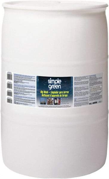 Simple Green - 55 Gal Drum Cleaner/Degreaser - Liquid, Alkaline, Unscented - Strong Tooling