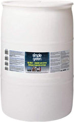 Simple Green - 55 Gal Drum Cleaner/Degreaser - Liquid, Alkaline, Unscented - Strong Tooling