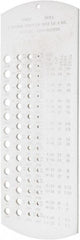 SPI - Drill Gages Minimum Hole Size (Wire): #60 Maximum Hole Size (Wire): #1 - Strong Tooling