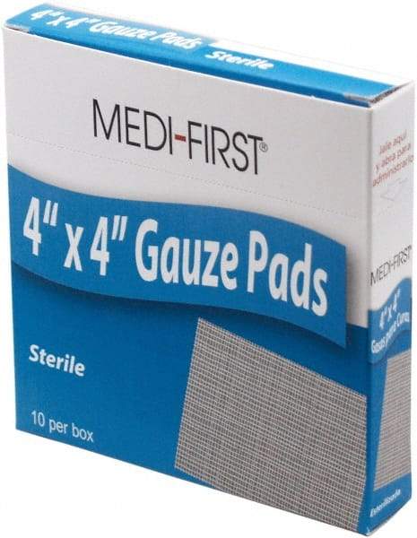 Medique - 4" Long x 4" Wide, General Purpose Pad - White, Gauze Bandage - Strong Tooling