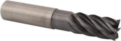 Kennametal - 20mm, 6 Flute, Single End, Solid Carbide, 0.5mm Corner Radius End Mill - 115mm OAL, 38° Helix, Right Hand Flute, 38mm LOC, Right Hand Cut, 60mm Extended Reach - Strong Tooling