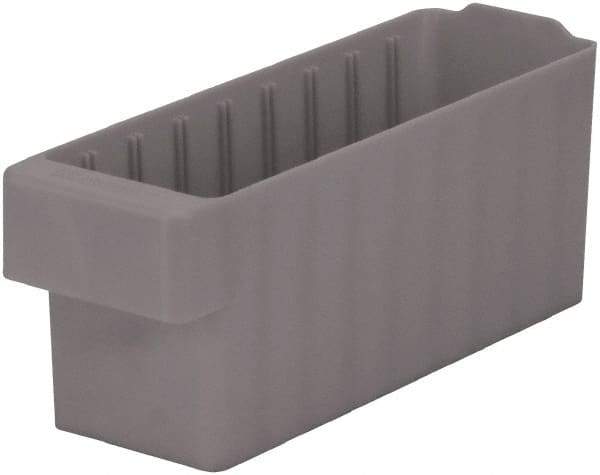 Akro-Mils - 15 Lb. Load Capacity, 11-5/8" Deep, Gray Polymer Drawer Bin - 4-5/8" High x 3-3/4" Wide x 11-5/8" Long - Strong Tooling