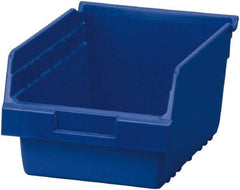 Akro-Mils - 11-5/8" Deep, Blue Polymer Hopper Shelf Bin - 6" High x 8-3/8" Wide x 11-5/8" Long - Strong Tooling